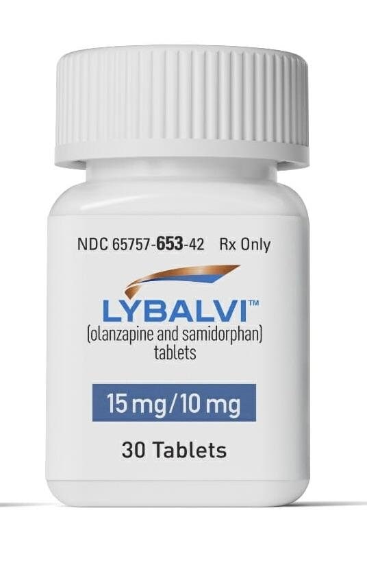 Imprint OS 15 - Lybalvi olanzapine 15 mg / samidorphan 10 mg