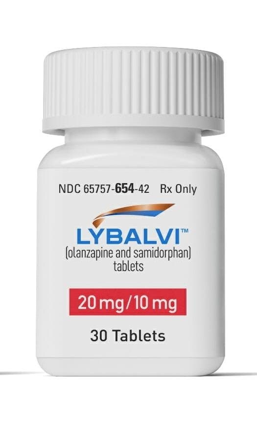 Imprint OS 20 - Lybalvi olanzapine 20 mg / samidorphan 10 mg