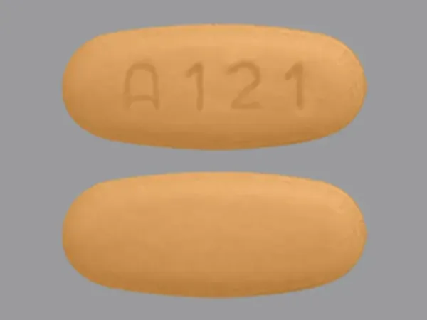 Image 1 - Imprint A121 - mycophenolic acid 360 mg
