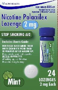 Imprint J7 - nicotine 2 mg