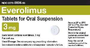M EVD 3 - Everolimus (for Oral Suspension)