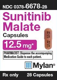 Imprint MYLAN SM 12.5 MYLAN SM 12.5 - sunitinib 12.5 mg