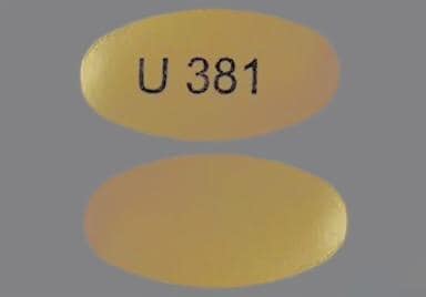 Image 1 - Imprint U 381 - divalproex sodium 500 mg