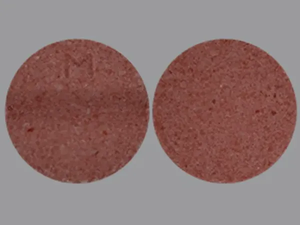 M - Meclizine Hydrochloride (Chewable)