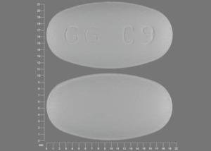 Image 1 - Imprint GG C9 - Voquezna Triple Pak clarithromycin 500 mg