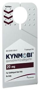 Imprint 20 - Kynmobi 20 mg sublingual film