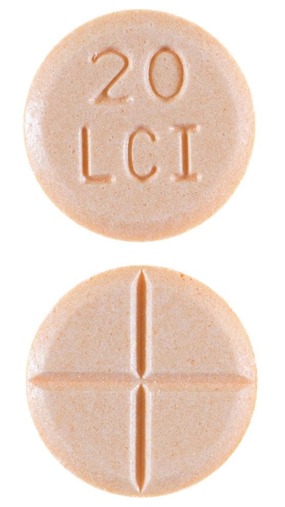 Image 1 - Imprint 20 LCI - amphetamine/dextroamphetamine 20 mg
