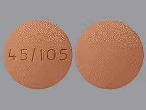 Image 1 - Imprint 45/105 - Auvelity bupropion hydrochloride 105 mg / dextromethorphan hydrobromide 45 mg