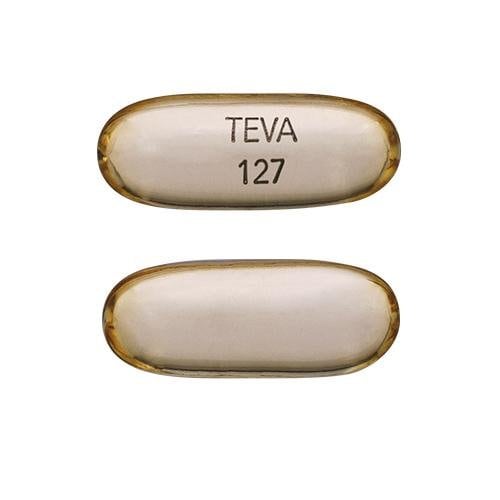 Image 1 - Imprint TEVA 127 - icosapent 1 gram