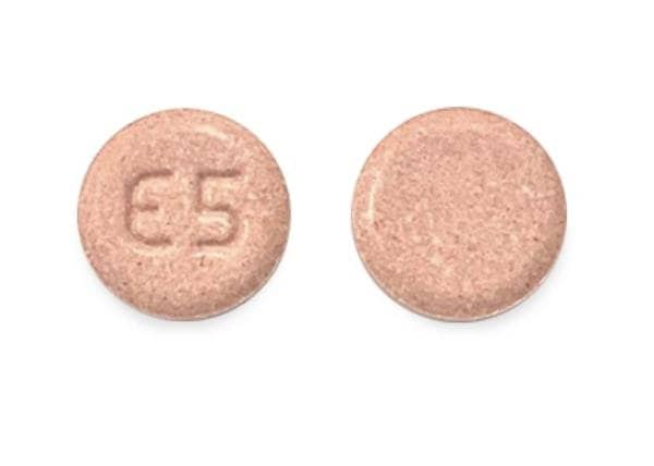 Pill Finder E5 Red Round Medicine