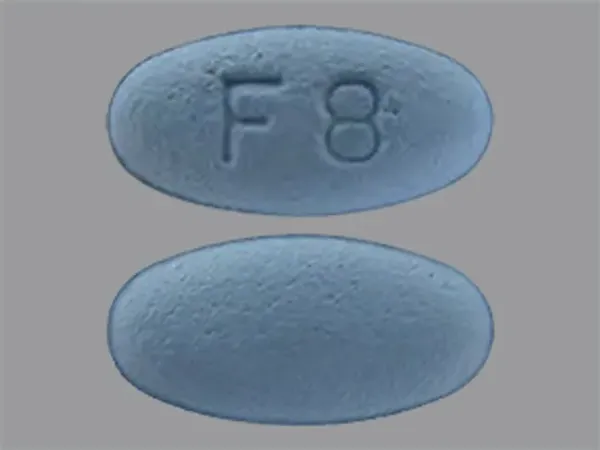 Imprint F8 - fesoterodine 8 mg