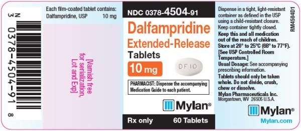 Imprint M DF10 - dalfampridine 10 mg