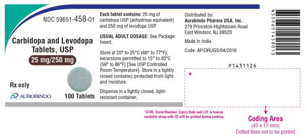 CA 25 LT 250 - Carbidopa and Levodopa