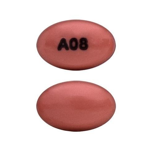 Imprint A08 - lubiprostone 8 mcg