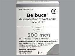 Imprint E3 - Belbuca 300 mcg buccal film