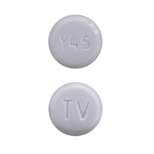 Pill Finder TV Y45 White Round
