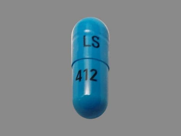 Pill Finder: LS 412 Blue Capsule-shape - Medicine.com