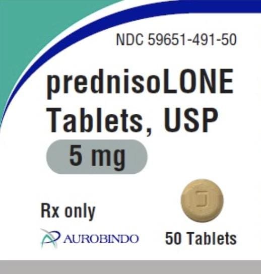 Imprint P L 5 - prednisolone 5 mg