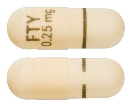 Imprint FTY 0.25 mg - Gilenya 0.25 mg