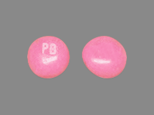 Image 1 - Imprint PB - Pepto-Bismol bismuth subsalicylate 262 mg