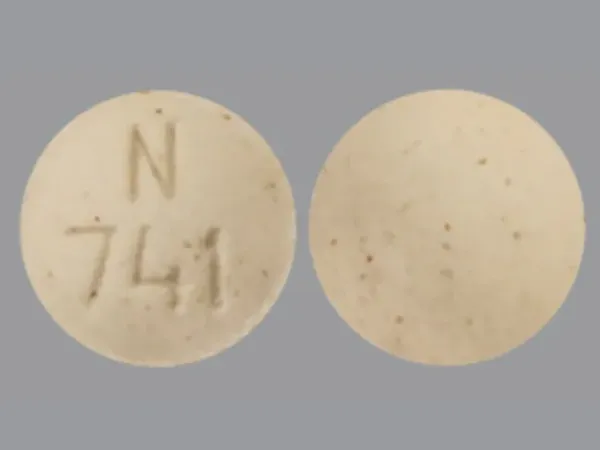 Image 1 - Imprint N 741 - thyroid desiccated 30 mg (½ grain)
