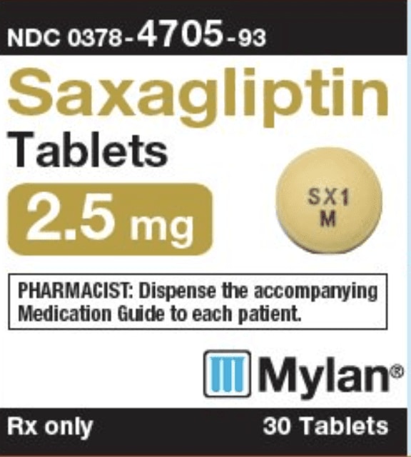 Imprint SX1 M - saxagliptin 2.5 mg