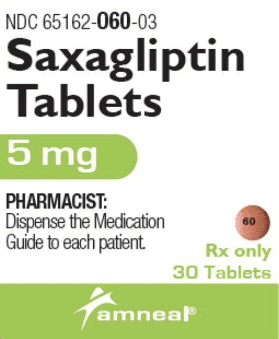 Imprint 60 - saxagliptin 5 mg