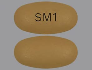 Imprint SM1 - metformin/saxagliptin 2.5 mg / 1000 mg