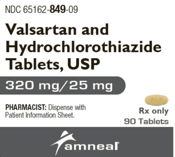 AN 849 - Hydrochlorothiazide and Valsartan