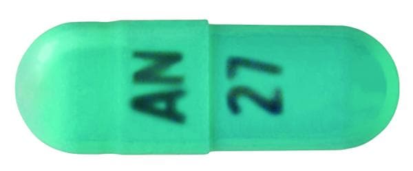 Image 1 - Imprint AN 27 - lisdexamfetamine 60 mg