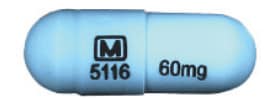 Image 1 - Imprint M 5116 60 mg - lisdexamfetamine 60 mg