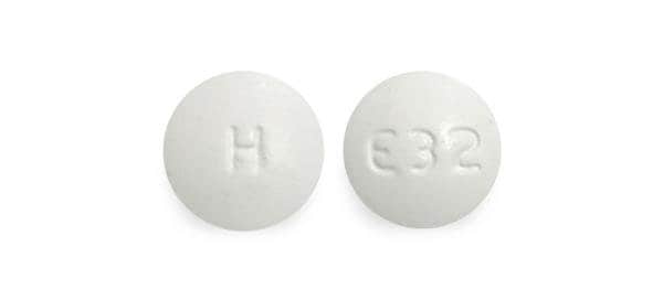 Imprint H E32 - eslicarbazepine 400 mg