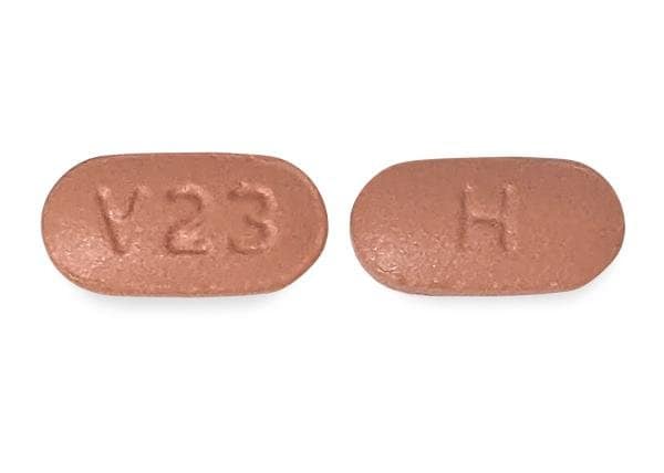 Imprint H V23 - varenicline 0.5 mg