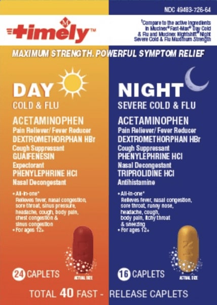 N1 - Acetaminophen, Dextromethorphan Hydrobromide, Phenylephrine Hydrochloride and Triprolidine Hydrochloride