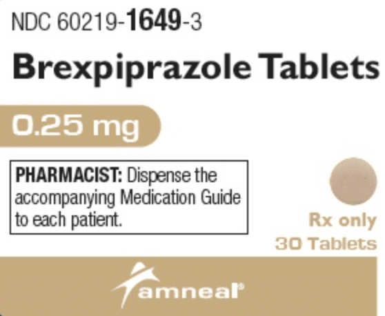 Imprint A31 - brexpiprazole 0.25 mg