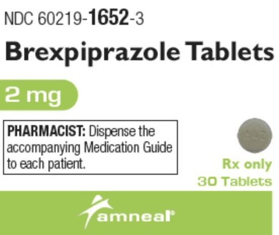 Imprint A42 - brexpiprazole 2 mg
