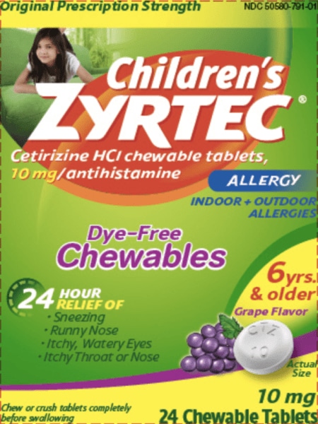 Image 1 - Imprint CTZ 10 - Children's Zyrtec 10 mg
