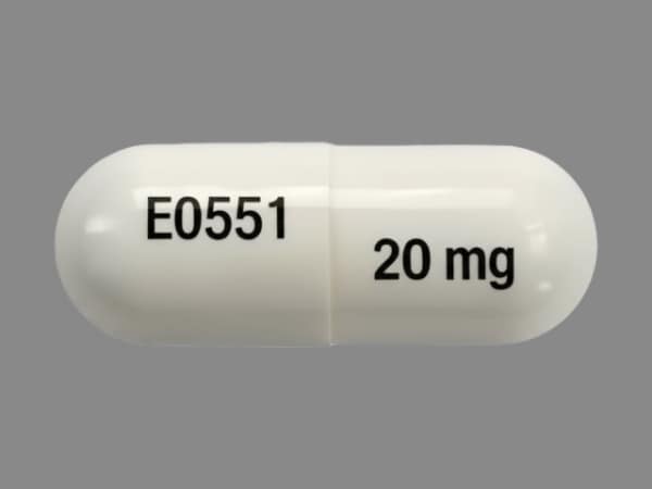 E0551 20 mg - Lisdexamfetamine Dimesylate
