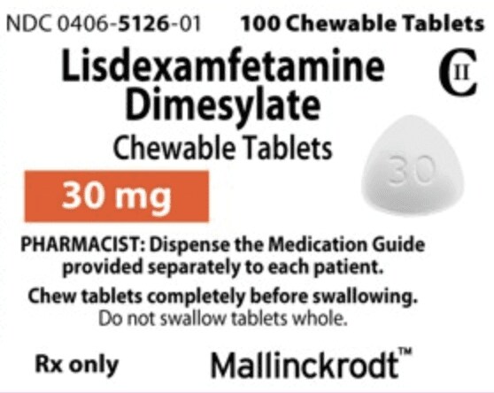Image 1 - Imprint M 30 - lisdexamfetamine 30 mg