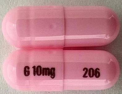 G 10mg 206 - Lisdexamfetamine Dimesylate