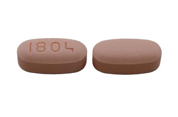Imprint 1804 - metformin/sitagliptin 50 mg / 500 mg