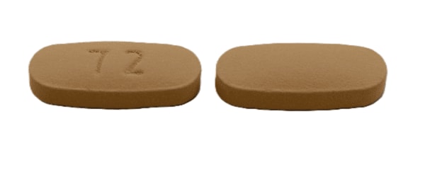 Imprint 72 - sacubitril/valsartan 49 mg / 51 mg