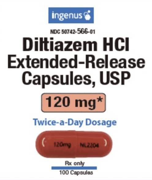 120 mg NL2204 - Diltiazem Hydrochloride Extended-Release