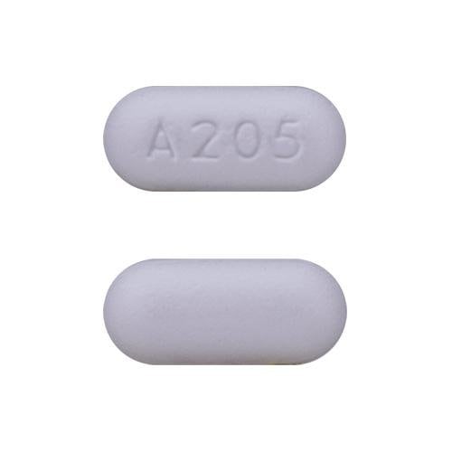 Imprint A205 - fidaxomicin 200 mg