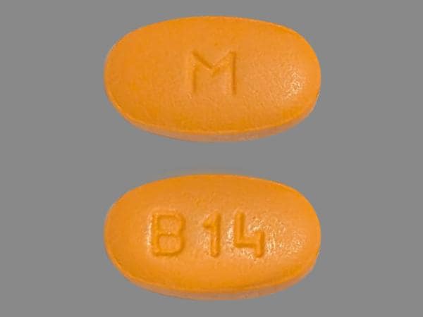 Imprint M B14 - brivaracetam 100 mg