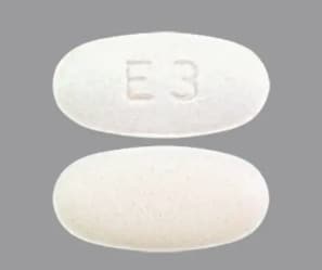 Imprint E3 - etravirine 200 mg