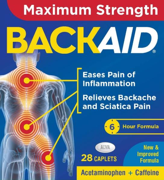 Image 1 - Imprint ALVA - BackAid acetaminophen 500 mg / caffeine 75 mg