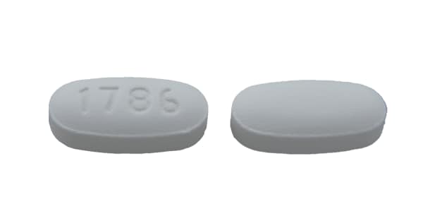Imprint 1786 - metformin/sitagliptin 500 mg / 50 mg
