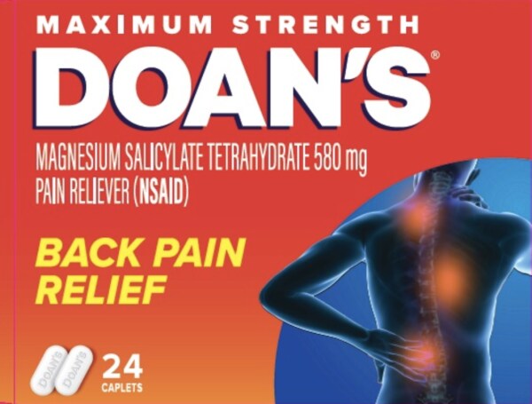Image 1 - Imprint DOAN'S - Doan's Pills magnesium salicylate tetrahydrate 580 mg