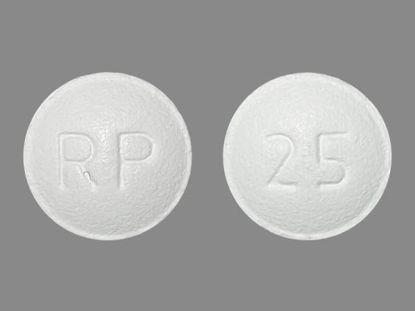 Imprint RP 25 - rilpivirine 25 mg